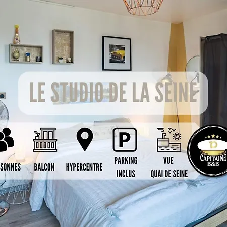 Studio De La Seine - Balcon - Hypercentre - Parking Inclus Troyes